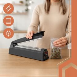 Zgrzewarka do folii długość 300mm 2mm regulacja czasu zgrzewania