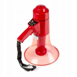 Megafon 50W mikrofon nagrywanie dźwięku syrena Vonyx MEG050