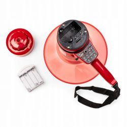 Megafon 50W mikrofon nagrywanie dźwięku syrena Vonyx MEG050