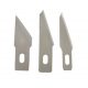 Skalpele nożyki modelarskie zestaw wymienne różne końcówki ostrza