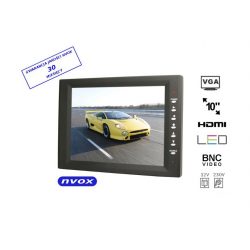 Monitor samochodowy do komputerów CAR PC wyposażny w ekran o przekątnej 10 cali wejście VGA HDMI