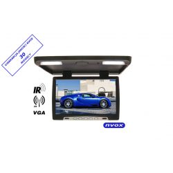 Monitor podsufitowy matryca LED 15 cali HD Ready wejście VGA transmiter IR FM