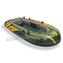 Ponton 3-osobowy INTEX Seahawk 3 Set, 295 x 137 x 43 cm