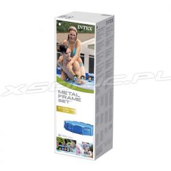 Basen ogrodowy 366x76 cm stelażowy idealny dla 4 osób INTEX 28210