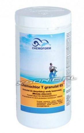 Chemochlor 1kg - preparat do dezynfekcji i chlorowania szokowego wody basenowej