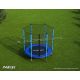 Bezpieczna trampolina batut z siatką 140cm 10 lat gwarancji dla dzieci