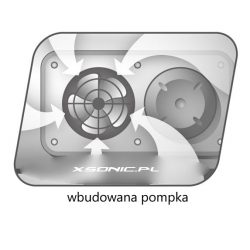 Materac welurowy z pompką 203 x 152 x 46 cm Bestway 67403