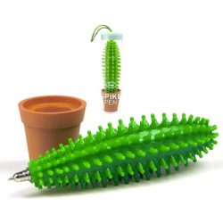 Śmieszny kłujący długopis w kształcie kaktusa zielony kaktus w doniczce