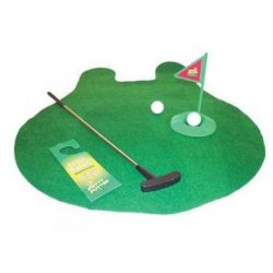 Toaletowy golf wytworny sport w toalecie komplet gra dla każdego