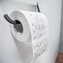 Papier toaletowy Sudoku XL długi miękki rozrywka w toalecie