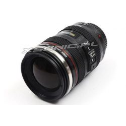 Kubek fotografa obiektyw szczelny z soczewką stal nierdzewna zamykany LENS CUP