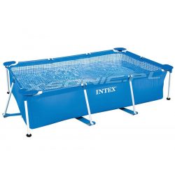 Basen prostokątny 260 x 160 x 65 cm ogrodowy Intex 28271 na stelażu 15w1