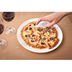 Romantyczny nóż do krojenia pizzy gadżet dla zakochanych