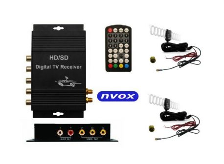 Samochodowy tuner naziemnej telewizji cyfrowej DVB-T NVOX MPEG-4 HD