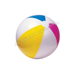 Dmuchana kolorowa piłka plażowa Tęcza 61 cm INTEX 59030 w paski