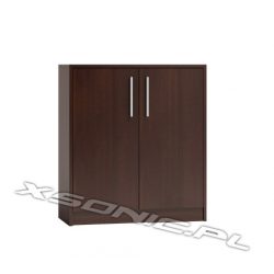 Komoda szafka do pokoju OLKA 2D 80 cm biały wenge olcha dąb Craft sonoma