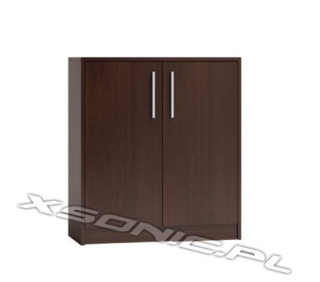 Komoda szafka do pokoju OLKA 2D 80 cm biały wenge olcha dąb Craft sonoma