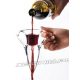 Aerator napowietrzacz szklany do wina Amphora zestaw dla smakoszy trunku sitko podstawka