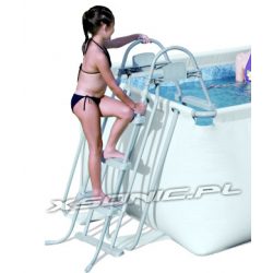 Basen ogrodowy stelażowy 287 x 201 x 100 cm 4w1 Bestway prostokątny