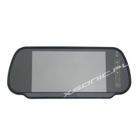 Ekran wbudowany w lusterku samochodowym Noxon matryca LCD 7 cali nakładka na oryginalne lusterko