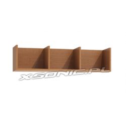 Półka szerokości 120cm wenge olcha dąb Craft biały sonoma 2 przegrody dzielące
