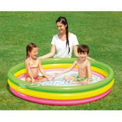 Tęczowy basen dmuchany pompowane dno 152 x 30 cm Bestway 51103