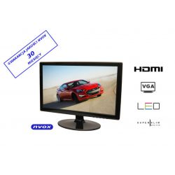 Monitor do samochodu 15 cali ekran Digital LED Hi-Contrast VGA HDMI wejście AV