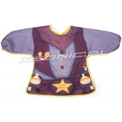 Kowbojski zestaw śliniak dla dziecka i fartuch dla rodzica szeryf komplet