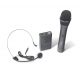 Bezprzewodowy system mikrofonowy 2-kanałowy dwa mikrofony nagłowny doręczny