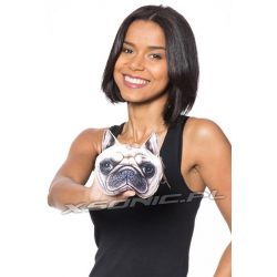 Portfel portmonetka damska portfelik dla dzieci saszetka 3D pies buldog mops
