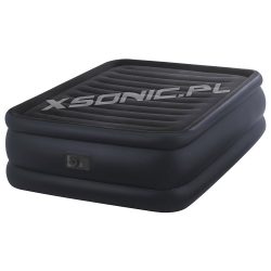 Materac welurowy Downy Bed z wbudowaną pompką 152 x 203 x 56cm