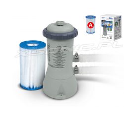 Basen ogrodowy z dmuchanym kołnierzem Intex 457 x 84 cm 15w1 komplet 28158