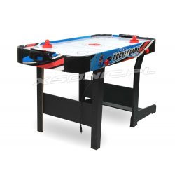 Składany stół do gry w hokeja z nadmuchem Air Hockey Cymbergaj duży Air Flow 120 x 60 x 72 cm