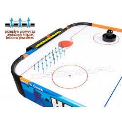 Duży stół do hokeja z nadmuchem Air Hockey Cymbergaj 121,5 x 61 x 74,5 cm
