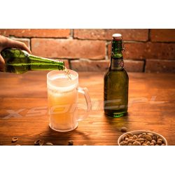 Lodowy kufel na piwo CHILLER 400 ml do mrożenia + Prezent sygnet piwosza