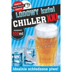 Lodowy kufel na piwo XXL CHILLER 650 ml do mrożenia