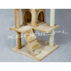 Domek legowisko PETHOUS drapak dla kota wysokość 130 cm platformy domki schody do wspinaczki