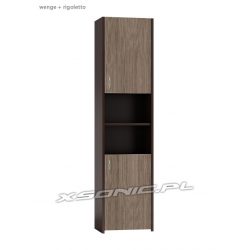 Słupek łazienkowy 30 cm 2 drzwiczki wnęka na kosmetyki