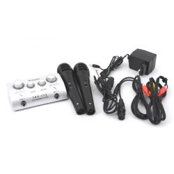 Zestaw do karaoke VONYX z mikserem i 2 mikrofonami do DVD i PC