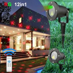 Projektor laserowy STAR SHOWER RG 12w1 Reer Electronics do ogrodu oświetlenie domu