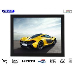 Monitor do zabudowy OPEN FRAME 12 cali Digital LED Hi-Contrast VGA HDMI