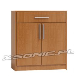 Komoda szafka OLKA 2D+S 80 cm wenge olcha biel alpejska dąb sonoma Craft