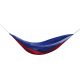 Lekki hamak turystyczny sportowy na biwak kemping z karabińczykiem materiał spadochronowy nylon