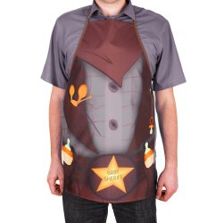 Kowbojski zestaw śliniak dla dziecka i fartuch dla rodzica szeryf komplet