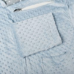 Kocyk z rękawami i kapturem Baby Wrapi bardzo ciepły do zabawy w domu jak i na wyjazd