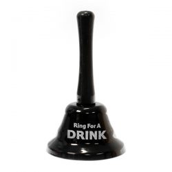 Dzwonek ręczny dzwoń na toast na wypicie drinka lub piwka Ring for a drink