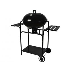 Grill węglowy ogrodowy z pokrywą 22 cale i popielnicą