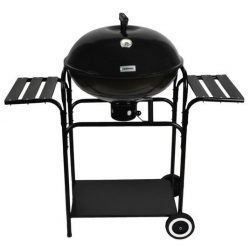 Grill węglowy ogrodowy z pokrywą 22 cale i popielnicą