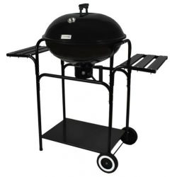 Grill węglowy ogrodowy z pokrywą 22 cale i popielnicą