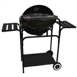 Grill węglowy ogrodowy z pokrywą 22 cale i popielnicą